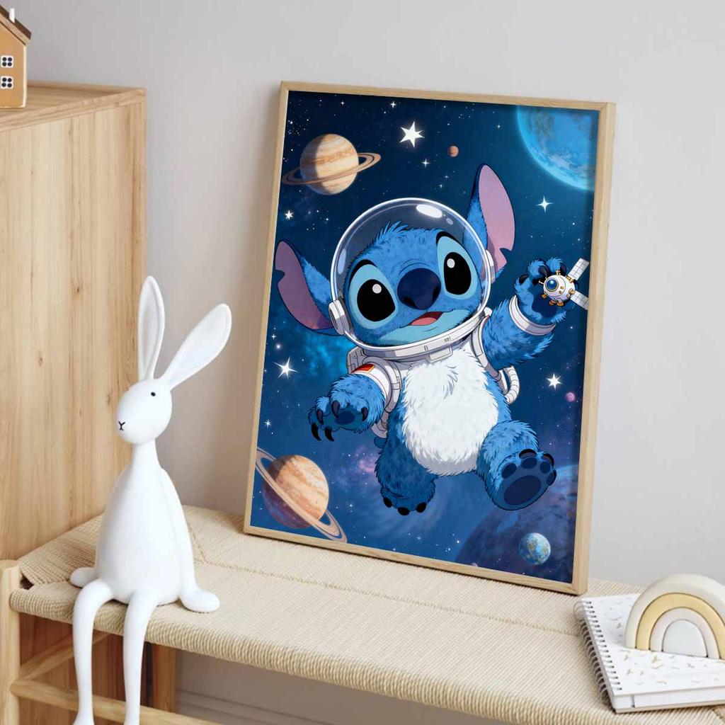 Disney Diamond Painting Kit Handmade diy5D Home Decoration Gift Unique Creative Stitch In Space with Planets and Stars
