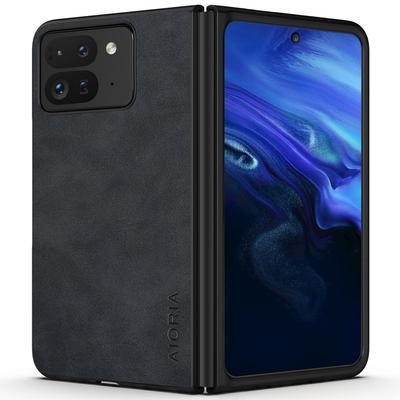 Pouzdro pro Google Pixel 9 Pro Fold Luxusní PU kožený Skin kryt pro Google Pixel 9 Pro Fold Case