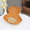 Creative Imitation Vine Winnowing Basket Brown Hand Weaving Drain Basket Sturdy Sun-dry Storage Basket Sundries Organizer