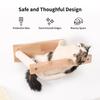 Stable Wood Wall Mounted Cats Perches for Active Cats Easyly Mount Secure Resting Bed Stability Support