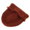 Trendy Ripped Knitted Hat Soft Unisex Streetwear Skull Hat Comfortable Winter for Street Fashion