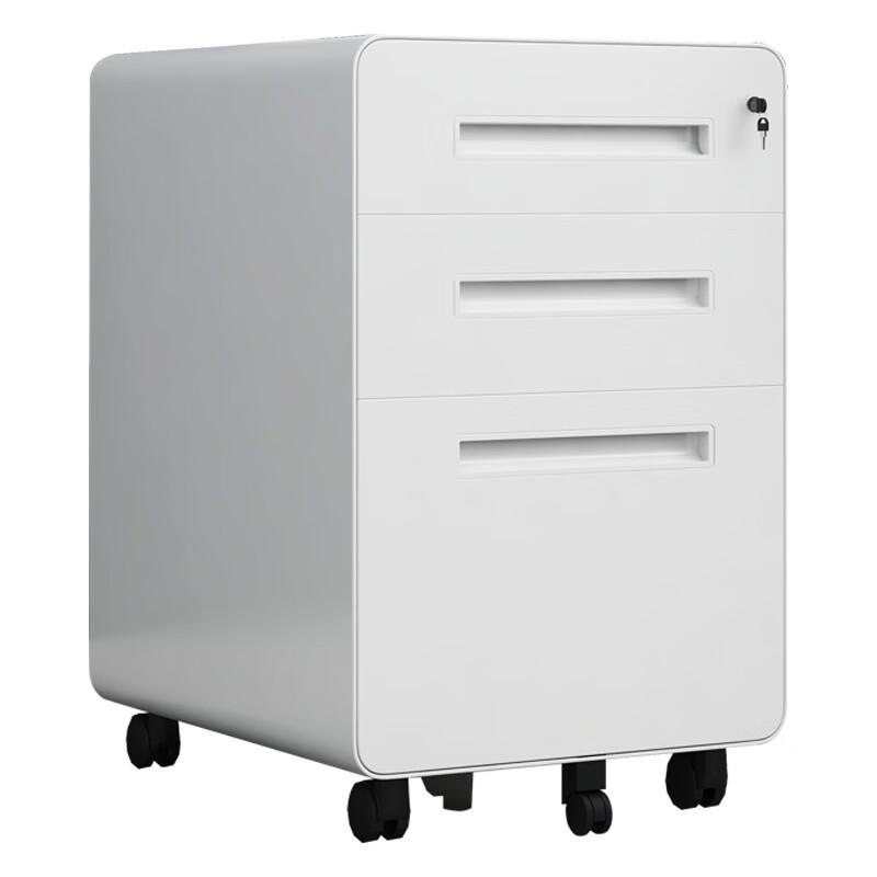 Steel 3-Drawer Under-Desk Mobile Cabinet