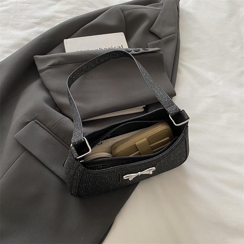 Bag Women's 2025 New Underarm Bag Fashion Handheld Shoulder Bag Trend Baguette Bag