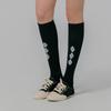 CREVE9 Women'S Argyle Knee Socks