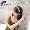 Baroque Rhinestone Headbands Hair Hoops For Women Vintage Colored Shiny Crystal Gem Bridal Hairband Headwear Headband