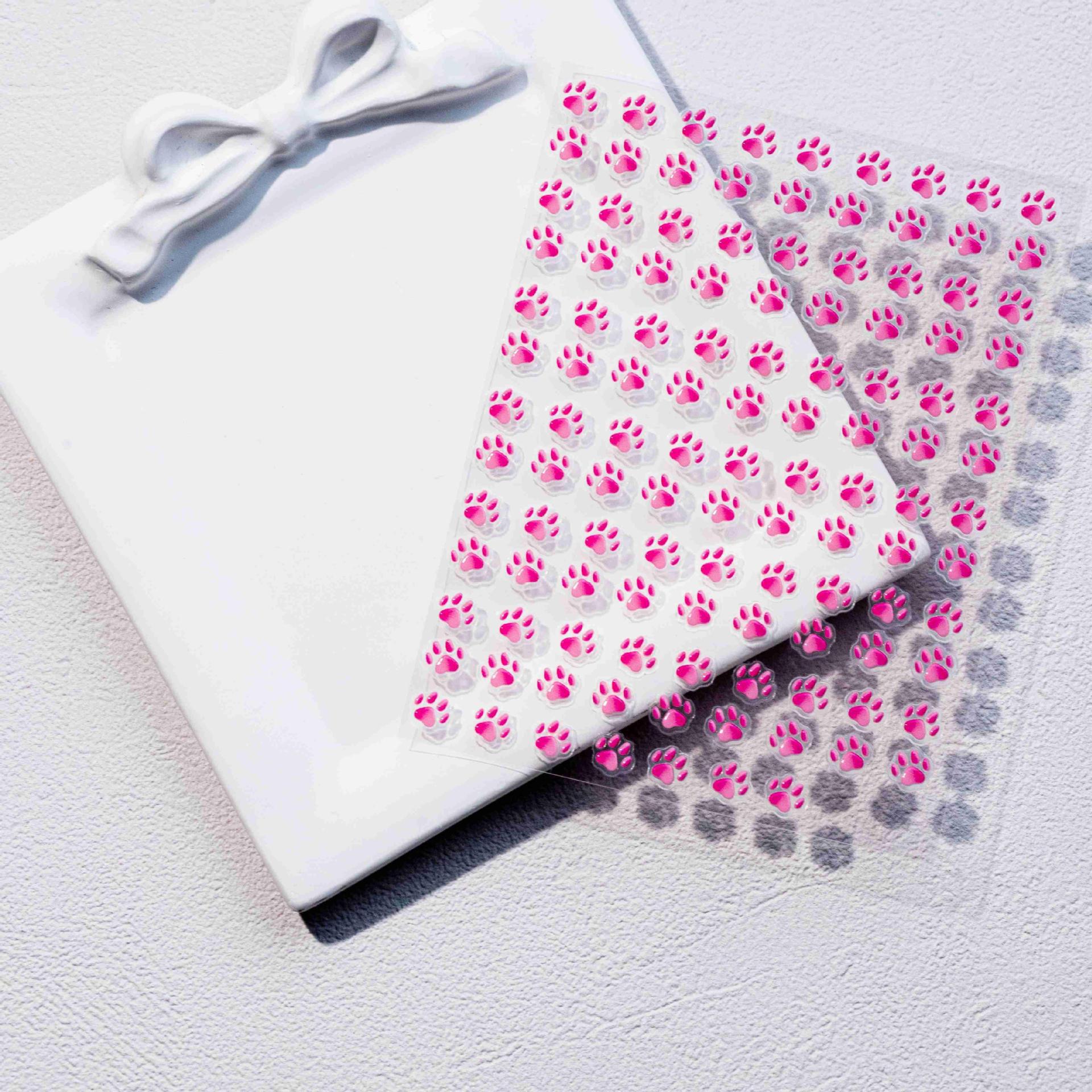 Cyansea Cat Paw Jelly Nail Art & Keyboard Stickers CG-124