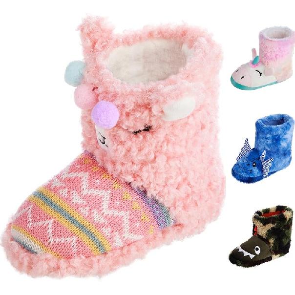 totes unisex-child Boot Slipper 9-10 Little Kid