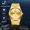 Analog Watch with Stainless Steel 3ATM Water Quartz and Colors Perfect for or As a Gift for Him Men's Case, Resistance, Calendar, Movement,
