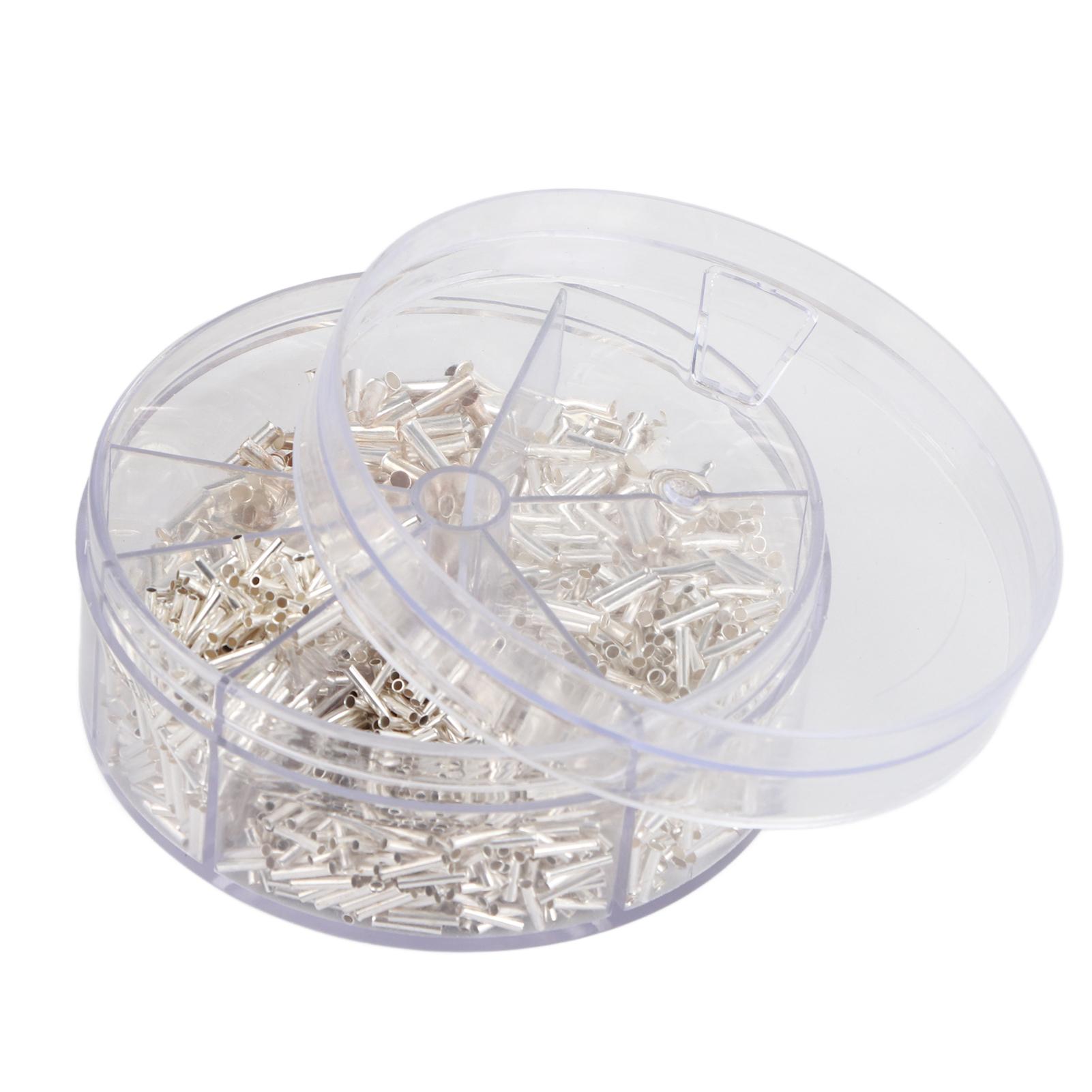 

1900pcs Bare Non Insulated Butt Connector Terminals Splice Wire Terminal Kit