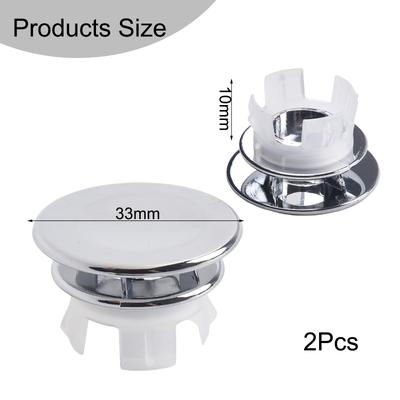 Copertura Troppopieno Foro 33*11.8mm Lavabo Bagno Rotonda