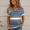 Women O‑Neck 3D Graphic Print T‑Shirt Short Sleeve Lightweight Summer Casual Loose Ladies Tops