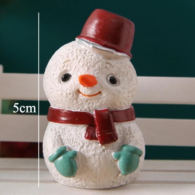 Cute Santa Claus Christmas Ornaments Christmas Tree Decorations Cartoon Animal Christmas Supplies Desktop Decorations for Kids