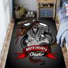 Skull Wings Engine Power carpet Suitable for all seasons printing Protective pad Office chair cushion Fashion