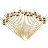 12cm 100pcs Bamboo Cocktail Sticks Pick Martini Drink Stick Picks Levo Bar Tool
