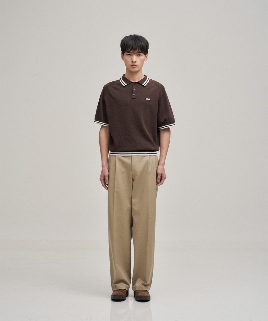 LE TIGRE Tennis Polo Knit (Mild Brown)