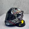 Crazy Dragon Full Face Motorcycle Helmet with Ultra-Wide Field of Vision and Super Sturdy Shell Enhanced Safety Ideal for Riding