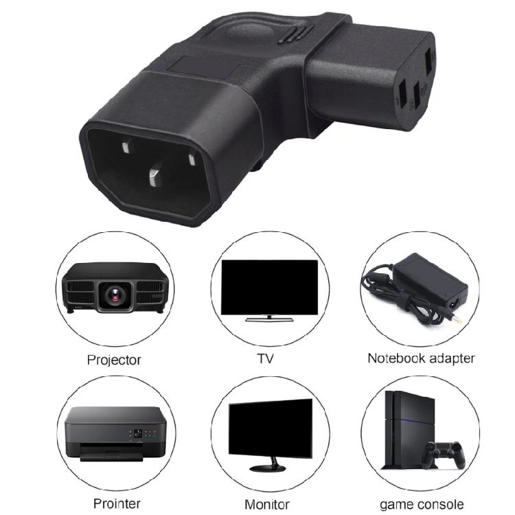 IEC 320 C13 zu C14 Netzstecker C13 Buchse zu C14 Stecker Stromkonvertierungsadapter Für Elektronische Geräte