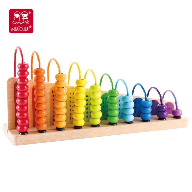 Abacus Counting Number Wooden Beads Learning Number Educational Kids Counting Abacus Intelligent Toysfor Children