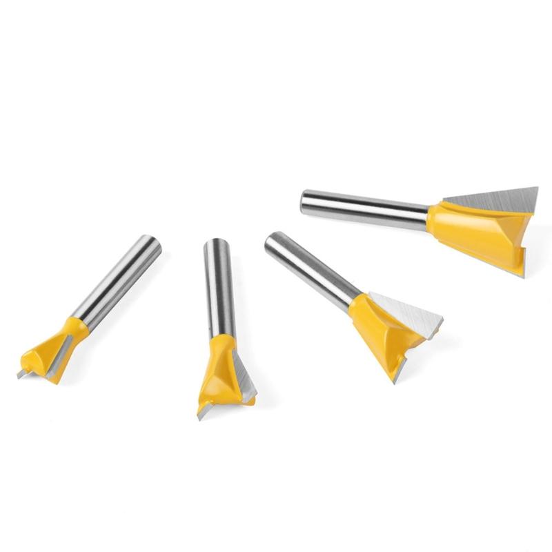 Milling Cutter Wood Carving Dovetail Joint Router Bit 14 Degree Woodworking Engraving Bit Milling Furniture Accessories