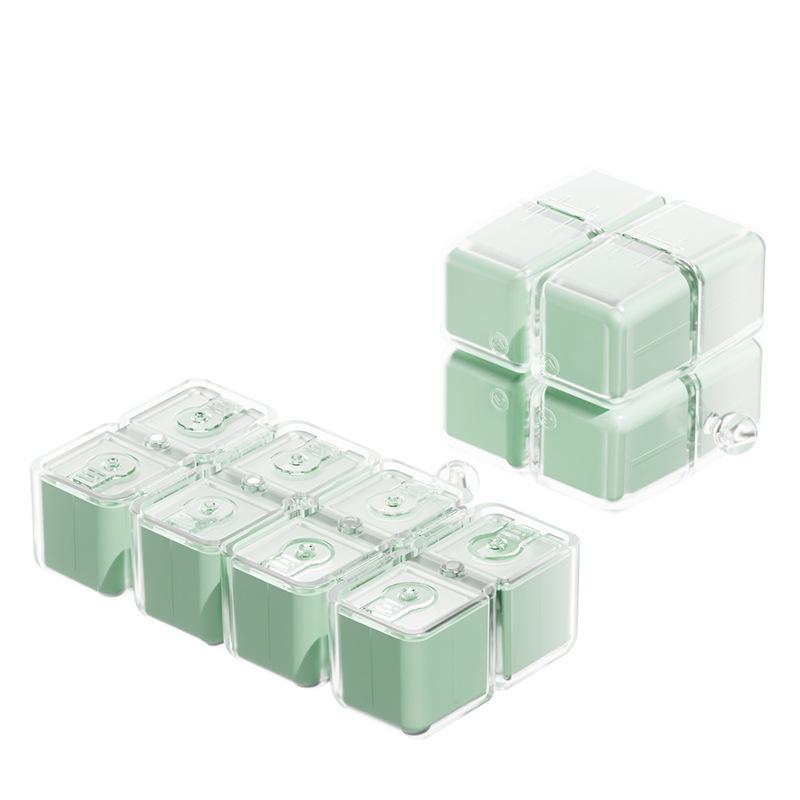 Portable Pill Box Organizer: 7-Day Sealed Dispenser with Large Capacity for On-the-Go Medication