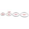 1pc Surgical Steel CZ Gem Ear Hoop Tragus Helix Cartilage Earring Septum Ring Clicker Nose Ring Body Piercing Jewelry