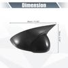 Pair Rearview Mirror Cover Overlay Carbon Fiber Pattern for Kia K5 -