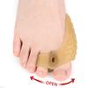 1 Pair Toe Separator for Overlapping Toes Soft SEBS Bunion Corrector Double Hole