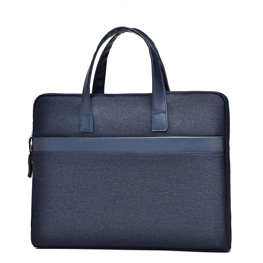 Business Fresh Fashion Men and Women Laptop Bag Large Capacity Zipper Briefcase