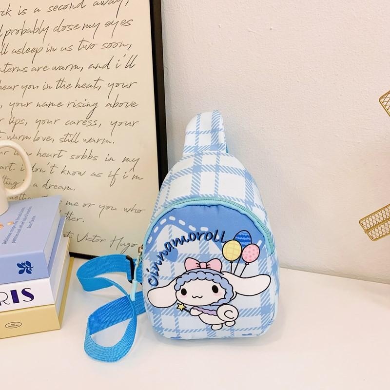 Cute Cartoon Children's Backpack For Girls With Kt Cat And Melody Print Lightweight Design