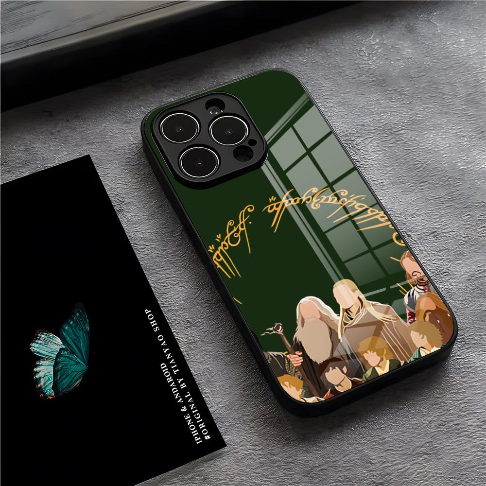 

T-The L-Lord OF -The Rings Phone Case For IPhone 17 Pro Max 15 Pro 16 14 Plus 12 13 Mini 11 Pro Shockproof Glass Cover iPhone11Pro