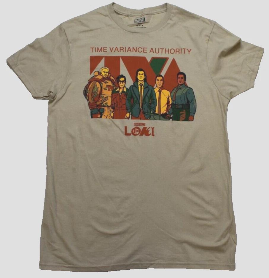 

Marvel Mens Loki Time Variance Authority Shirt New Medium S