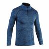 Men's Quick-Dry Long Sleeve Compression Training Suit for Basketball & Gym