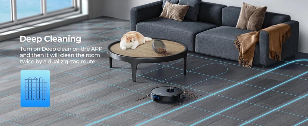 New Laresar L6 Nex Sweep Robot with 3500Pa Suction Self-Charging Cleaner High-Performance LiDAR Navigation Robot Vacuum for Home