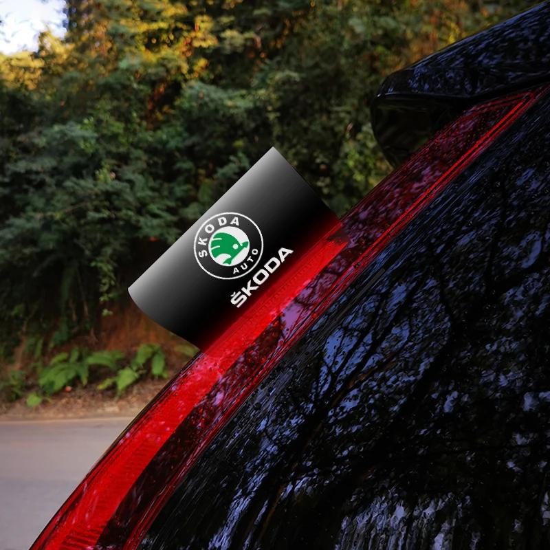 Drhau4 Car Creative Personality Decoration Car Logo Sticker For Skoda Fabia Octavia Karoq Kodiaq Kamiq Superb Rapid Citigo Scale