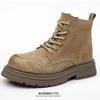 Spring and Autumn New Men's Boots Outdoor Casual Martin Boots Big Yellow Boots