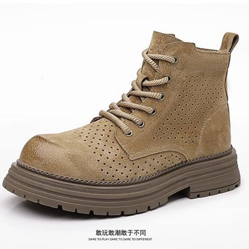 Spring and Autumn New Men's Boots Outdoor Casual Martin Boots Big Yellow Boots