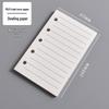 In-Stock A8 M5 Planner Refillable Loose-Leaf Inner Pages: Grid, Blank, Vertical Line, Weekly Plan, One Page Per Day, Punch-In Style.
