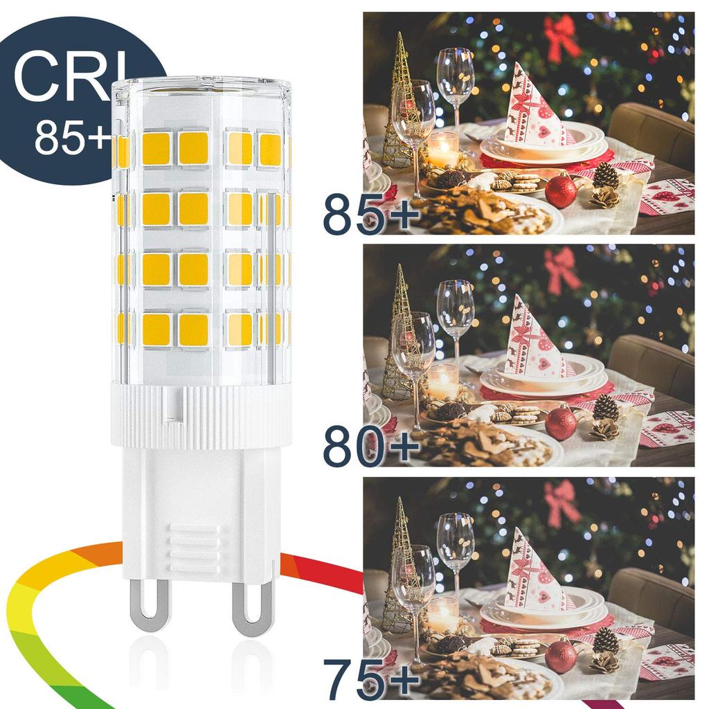 DiCUNO LED Bulb, G9 Base, 3W (Equivalent to 30W Halogen Lamp), 320lm, Warm White (3000K), Omnidirectional Lighting, Pack of 6