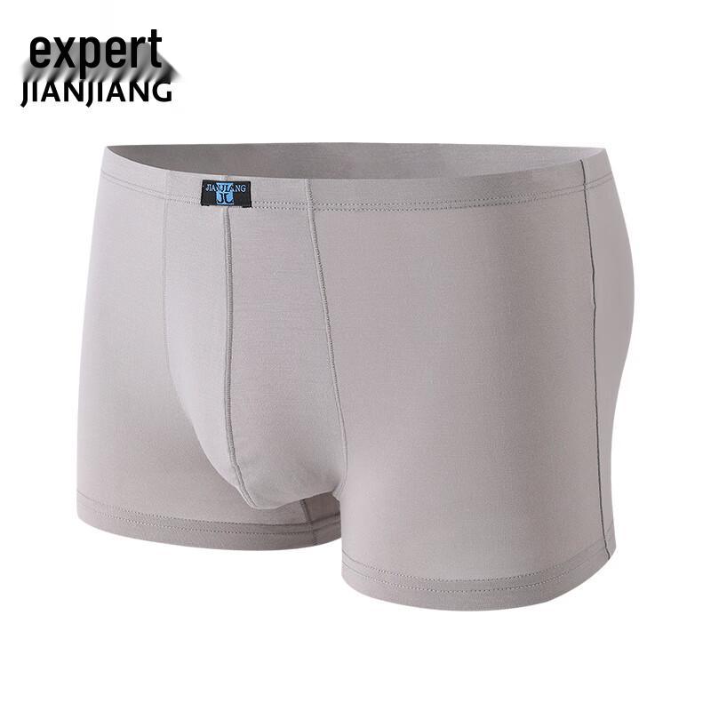Jianjiang Men's Bamboo Fiber Boxer Briefs 2-Pack