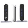 12-in-1 USB-C Vertical Docking Station for Mac and Huawei Computers