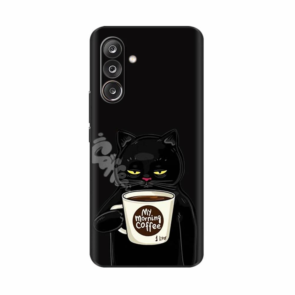 Case For Samsung Galaxy M36 5G Phone Cases Cute Panda Funda SM-M366B Liquid Silicone Protective Coque For Samsung M36 GalaxyM36