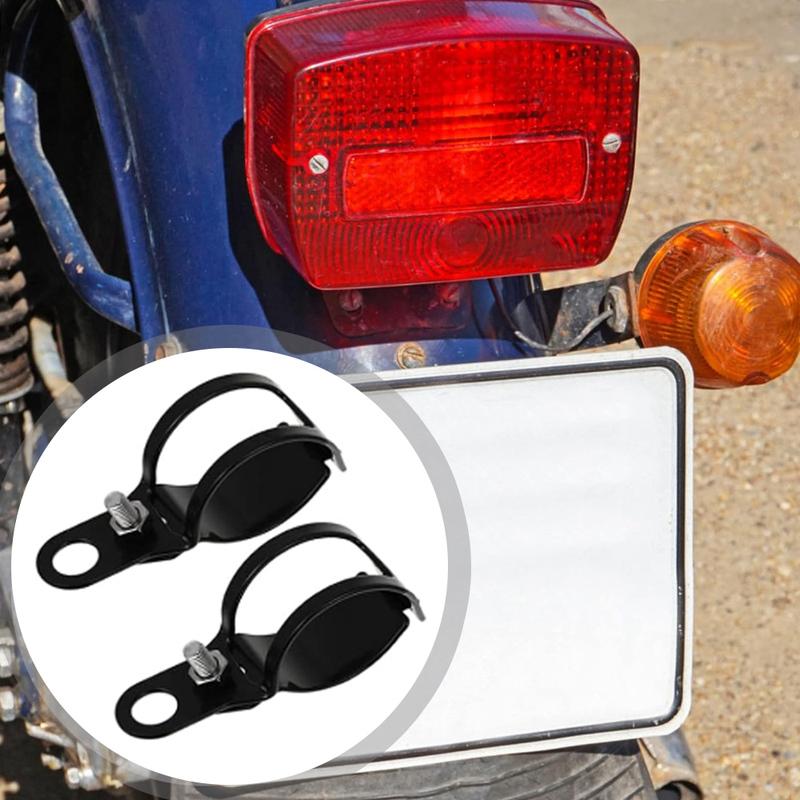 2x Accessoires de Moto Phare de Moto Universel 27-36mm Tube de Fourche Lampe Support Fixe Indicateur de Direction Supports de Fixation