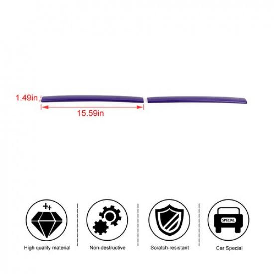 Purple Front Grille Ert Cover Trim Accessories For Ford Bronco Sport +