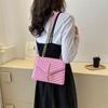 Fashionable Chain Strap Small Square Bag For Women Stylish Simple Design Casual Everyday Use