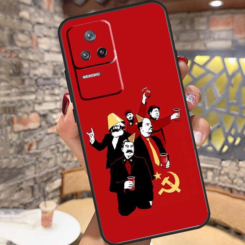 Stalin Soviet Case For Xiaomi 13 14 15 Ultra 11T 12T 13T 14T Pro POCO X7 Pro X3 X5 X6 M6 F5 F6 Pro Cover