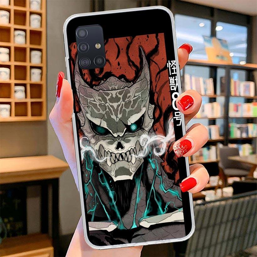 Kaiju No. 8 Anime Cover Phone Case For Samsung Galaxy A12 A22 A32 A52 A72 A02S Phone Case Note 20 Ultra 10 S10 Plus A51 A71 A50S