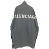 Balenciaga Black 518184 Back Logo Opera Raincoat Coat 34 blackUsed