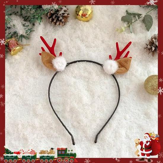 Fairy Mori Style Antler Reindeer Headband – Christmas Hair Accessories & Clips