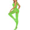 Women Lace Hollow Out Fishnet Bodystocking Full Body Mesh Lingerie One Piece Stretchy Fit Hosiery