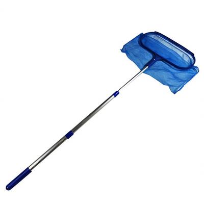 Guadino per Piscina con Palo Telescopico Rete Skimmer per Piscina Rete per Pulizia Foglie per Piscina